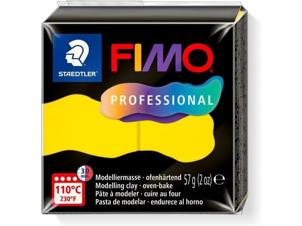 Fimo modellera/prof 57 g gul