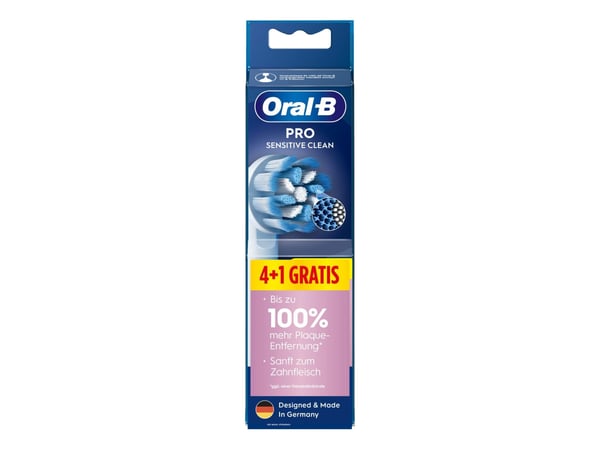 Oral-B Pro Sensitive Clean, 5 styck, Vit, Extra mjuk, Oral-B, iO, Pulsonic, Blåsa