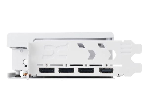 PowerColor Radeon RX 9070 XT OC Hellhound Spectral White - 16 GB GDDR6, 1x HDMI, 3x DP