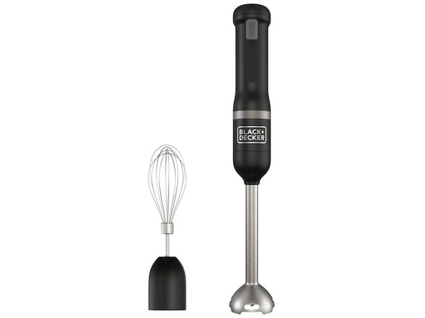 Black & Decker BCKM1012KB-QW, Håndmikser, Sort, Miksing, 0,7 l, Knapper, Lade