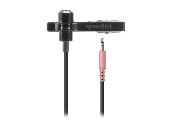 SPEEDLINK SPES - Mikrofon - 3,5 mm-jakk - svart