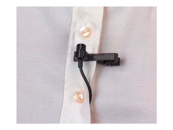 SPEEDLINK SPES - Mikrofon - 3,5 mm-jakk - svart