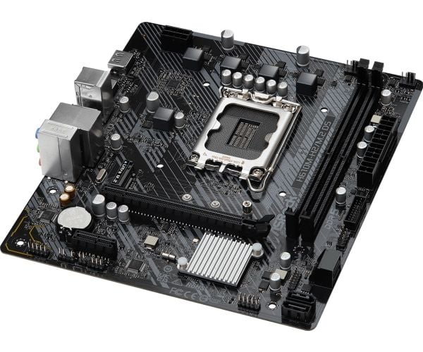 ASRock H610M-H2/M.2 D5 - Hovedkort - micro ATX - LGA1700-sokkel - H610 Chipset - USB 3.2 Gen 1 - Gigabit LAN - innbygd grafikk (CPU kreves) - HD-ly...