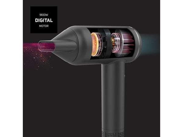 Taurus DIGITAL FORCE 2000 IONIC hårfön 1800 W 110000 RPM 25 m/s, svart