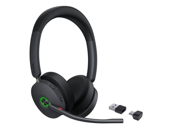 Yealink BH74 UC USB-C/A Headset, Trådløs, Kontor/kundesenter, 162 g, Hodesett, Svart