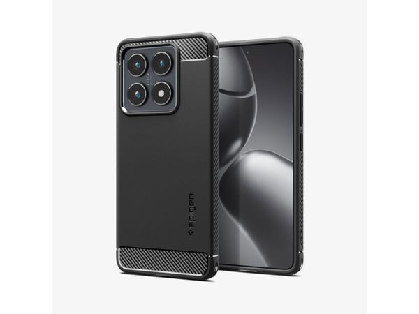Spigen Rugged Armor, Etui, Xiaomi, Xiaomi 14T, 16,9 cm (6.67"), Sort