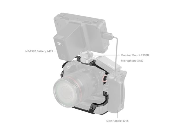 SmallRig 5092, 153,2 mm, 72 mm, 163 mm, 183 g, 185 mm, 81 mm