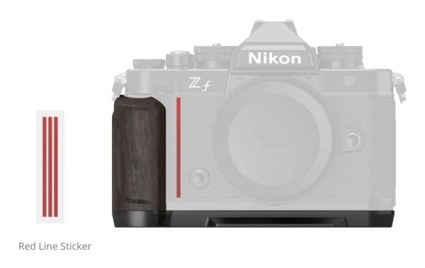 SmallRig 4801, digitalkameragrep, Nikon, Nikon Z f 4801, svart, tre, aluminium, tre, 149,8 mm
