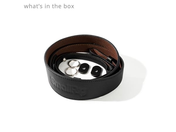 SmallRig 5208, Digitalt kamera, Ekte lær, Sort, 10 kg, O-ring, 110 cm