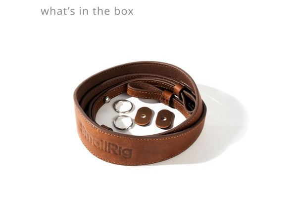 SmallRig 5209, Digitalt kamera, Ekte lær, Brun, 10 kg, O-ring, 110 cm