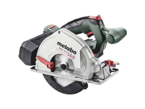 Metabo MKS 18 LTX BL 58, Metall, Sort, Grønn, Sølv, Børsteløs, Aluminium, Aluminium, Rustfritt stål, 16,5 cm