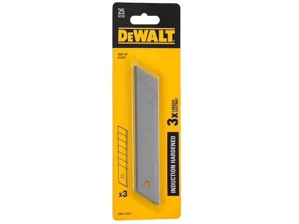 DEWALT TERÄT 25mm HARDENED 3kpl.