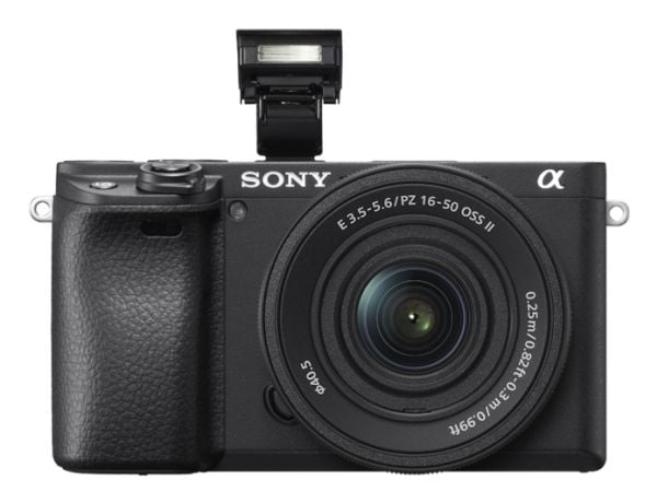 Sony a6400 ILCE-6400 - Digitalkamera - spegellöst - 24.2 MP - APS-C - 4 K / 30 fps 16-50mm Power Zoom-objektiv - Wi-Fi, NFC, Bluetooth - svart
