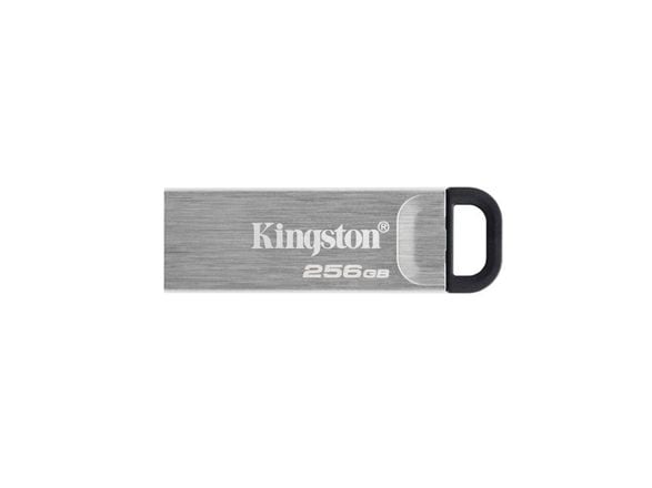 Kingston Technology DataTraveler Kyson, 256 GB, USB Type-A, 3.2 Gen 1 (3.1 Gen 1), 200 MB/s, Utan skyddshatt, Silver