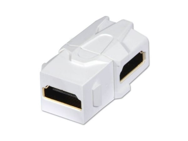Lindy 60490, Hvit, HDMI, HDMI, Hunkjønn, Hunkjønn, Gull