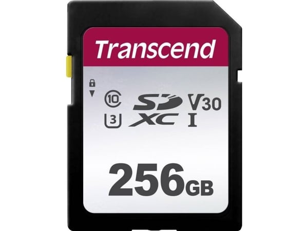 Transcend SDHC 300S 256GB, 256 GB, SDXC, Klass 10, NAND, 95 MB/s, 40 MB/s