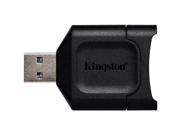 Kingston Technology MobileLite Plus, SD, Svart, USB 3.2 Gen 1 (3.1 Gen 1) Type-A, 51,8 mm, 33,5 mm, 9 mm