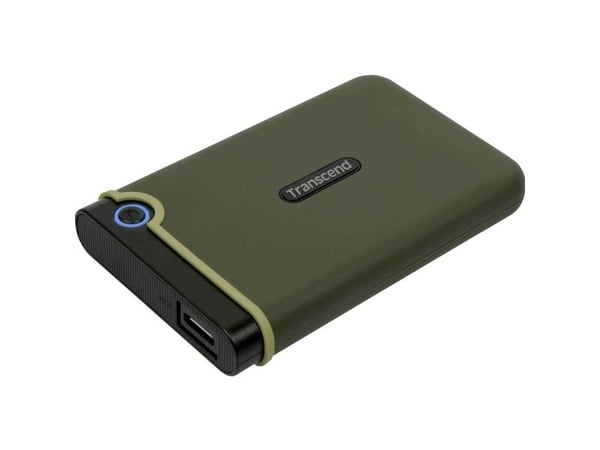Transcend StoreJet 25M3G, 2 TB, 2.5", 3.2 Gen 1 (3.1 Gen 1), Grønn
