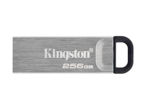 Kingston Technology DataTraveler Kyson, 256 GB, USB Type-A, 3.2 Gen 1 (3.1 Gen 1), 200 MB/s, Uten lokk, Sølv