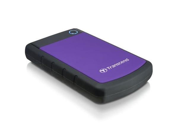 Transcend StoreJet 25H3P - Festplatte - 1 TB - extern - 6,4 cm (2,5") - SuperSpeed USB - 5400 U/min - Puffer: 8 MB - briljant lila (TS1TSJ25H3P)