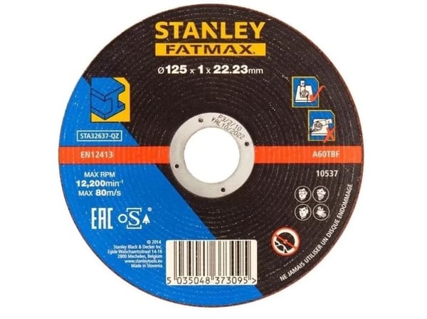 STANLEY FatMax - Skjæreplate - for metall - 125 mm