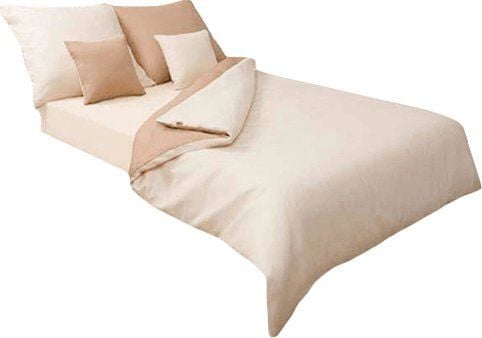 Multitex sengetøy 160 x 200 3 deler - Satin Double Face Gold 3