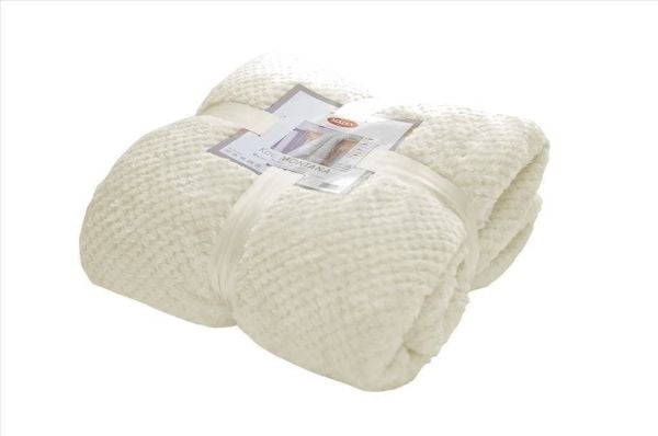 Multitex pledd 150 x 200 mikrofiber Azurowy Montana 02