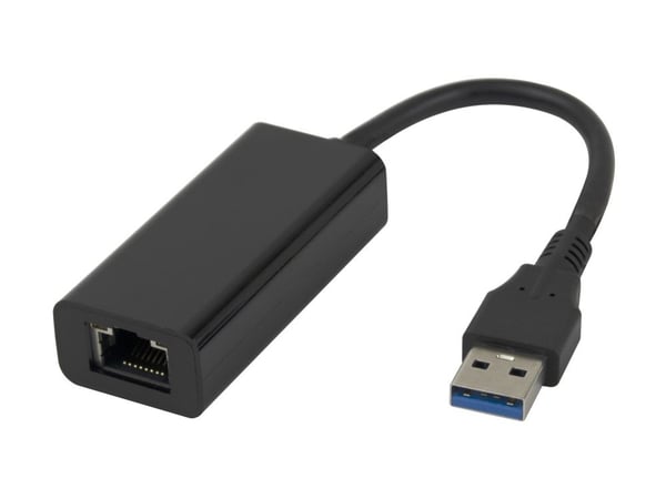 DELTACO - Nettverksadapter - USB 3.0 - 1000Base-T x 1 - svart