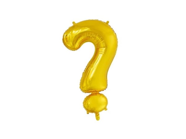 Folieballon Guld ? 41 cm