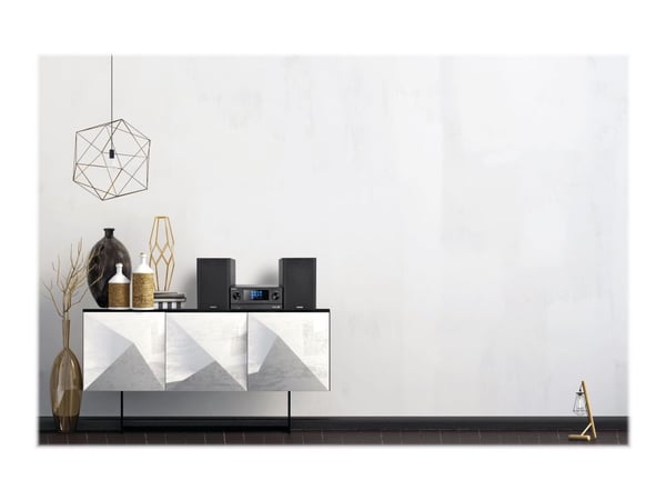 Kenwood M-9000S - Mikrosystem - 2 x 50 watt - svart