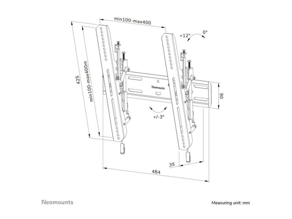 Brakett Neomounts TV