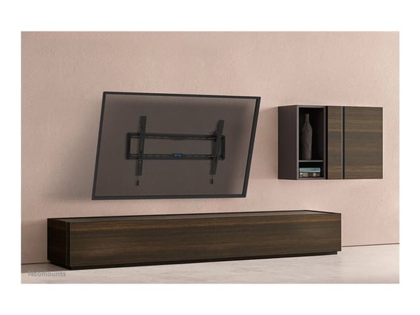 Neomounts WL35-550BL18 - Monteringssett (veggmontering) - tippbar - for TV - svart - skjermstørrelse: 43"-86"