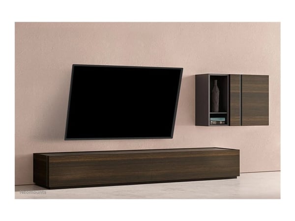 Neomounts WL35-550BL18 - Monteringssett (veggmontering) - tippbar - for TV - svart - skjermstørrelse: 43"-86"