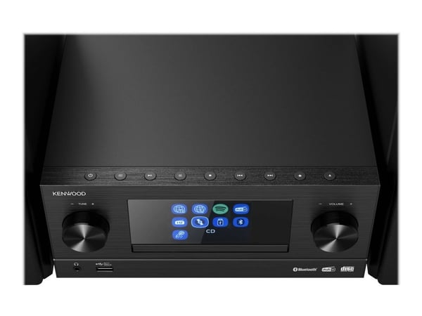 Kenwood M-9000S - Mikrosystem - 2 x 50 watt - svart
