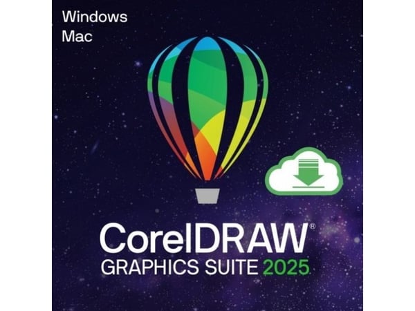CorelDRAW Graphics Suite 2025 - Boxpaket - 1 användare (DVD-box) - Win, Mac - Multi-Lingual