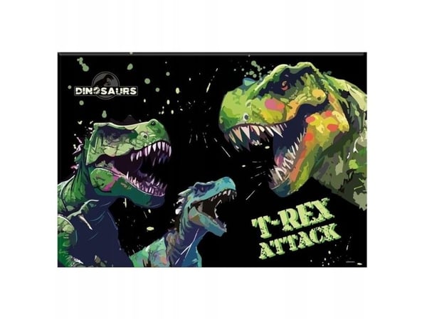 FINERT KORT SKRIPSPLATE 345X495 DINOSAUR 20