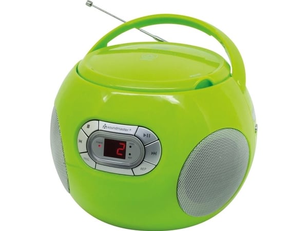 Soundmaster SCD2120GR, 1,2 kg, Grön, HiFi CD-spelare