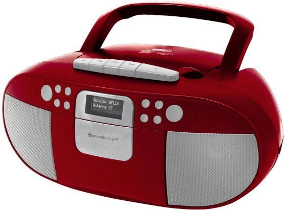 Soundmaster SCD7800RO, Analog og digital, DAB+, FM, Spiller, CD, CD-R, CD-RW, 3 W, LCD