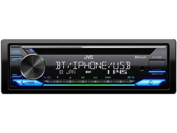 JVC KD-T922BT Bilradio med Bluetooth - 1-DIN