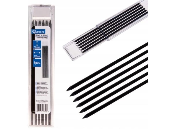 Täytteet automaattikynälle 120x2.8mm 6kpl (500)