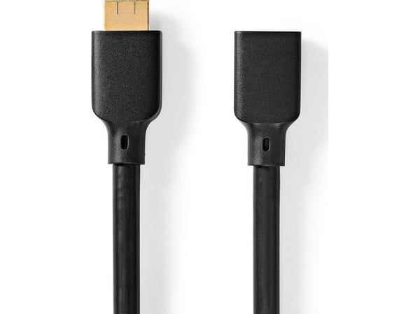Nedis CVGP35090BK20, 2 m, HDMI Type A (Standard), HDMI Type A (Standard), 3D, 48 Gbit/sek, musta