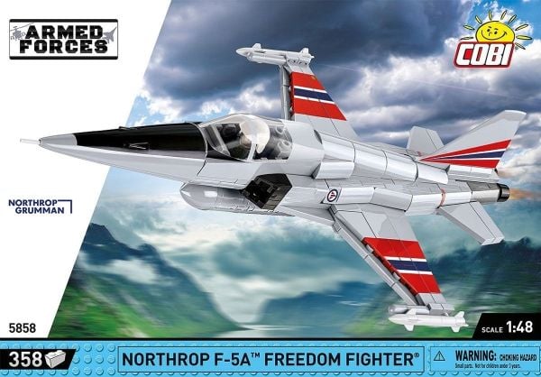 COBI Northrop F-5A Freedom Fighter, Byggeklosser, 6 år, 358 stykker