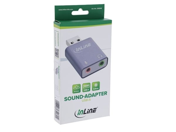 InLine 33051E, USB Type-A, 28 mm, 42 mm, 11 mm, 10 g, 28 x 42 x 11 mm