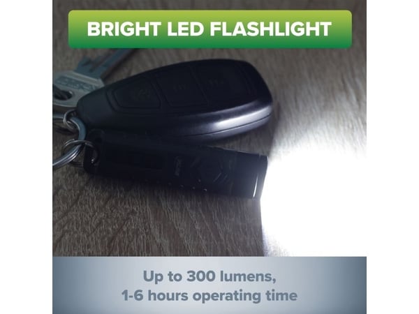 InLine KeyFinder älykäs avaimenperä LED-valolla 300mAh IP65 (40080L)