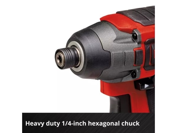 Einhell TP-CI 18/220 Li BL, Slagtrekker, Pistolhåndtak, Sort, Rød, Børsteløs, 2900 RPM, 220 Nm - SOLO