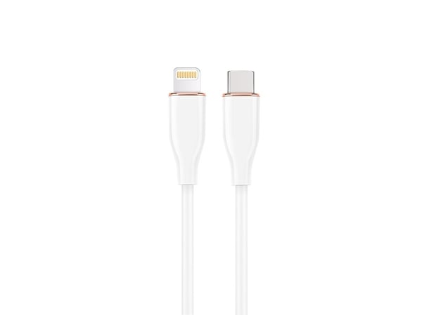 Cablexpert Premium - Lightning-kabel - USB-C hann til Lightning hann - 1.5 m - hvit - formstøpt, data & lading