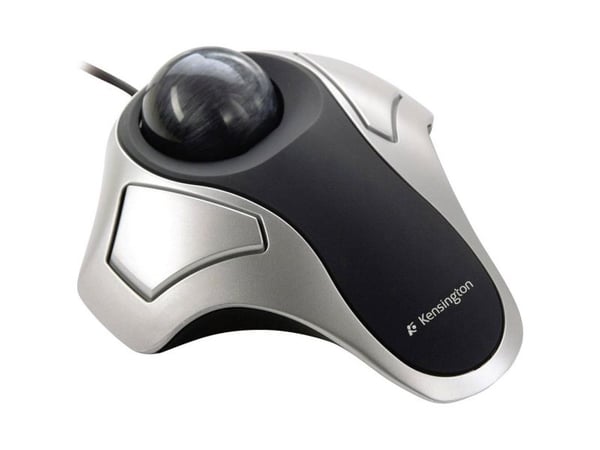 Kensington Orbit kablet optisk Trackball, Ambidekstriøs, Optisk, Sølv