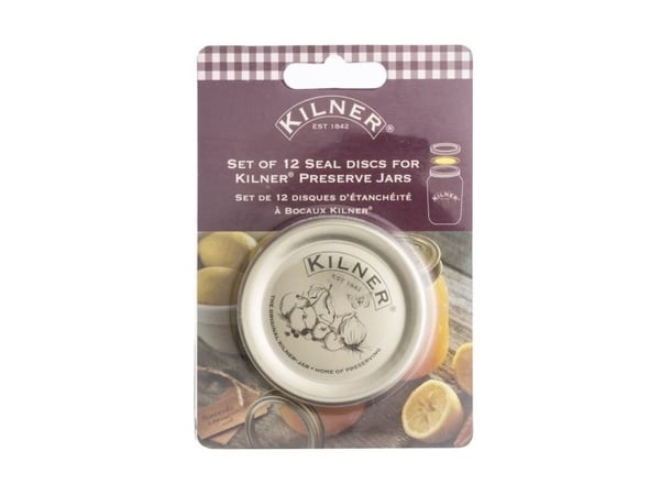 Kilner 12 flaskelokklokk, konserveringskrukker / Kilner