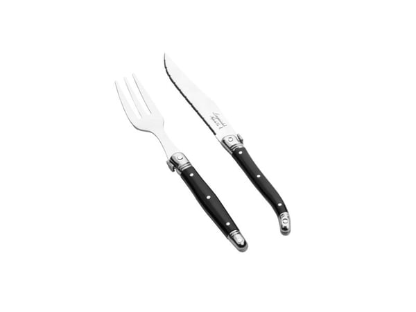 LAGUIOLE Cutlery set Mni Laguiole Black SET 12 SdV
