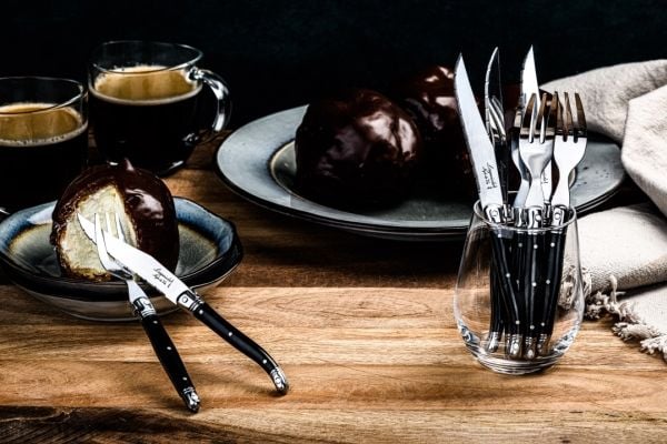 LAGUIOLE Cutlery set Mni Laguiole Black SET 12 SdV